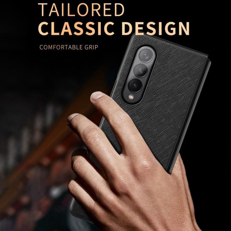 Coque Samsung Galaxy Z Fold 4 Texture Tissée