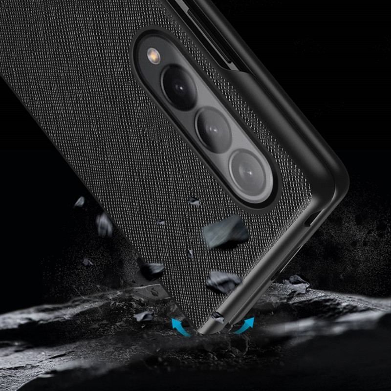 Coque Samsung Galaxy Z Fold 4 Texture Tissée