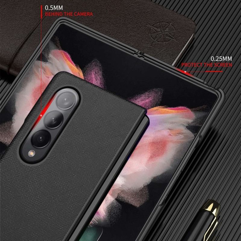 Coque Samsung Galaxy Z Fold 4 Texture Tissée