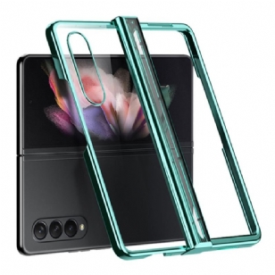 Coque Samsung Galaxy Z Fold 4 Transparente Métallisée à Charnière