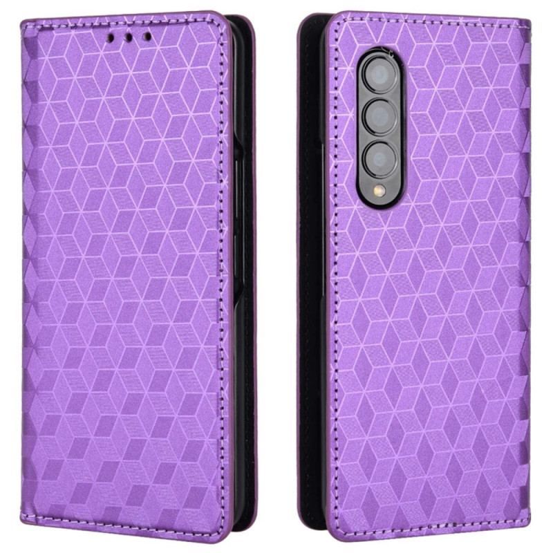 Flip Cover Samsung Galaxy Z Fold 4 Cube 3D