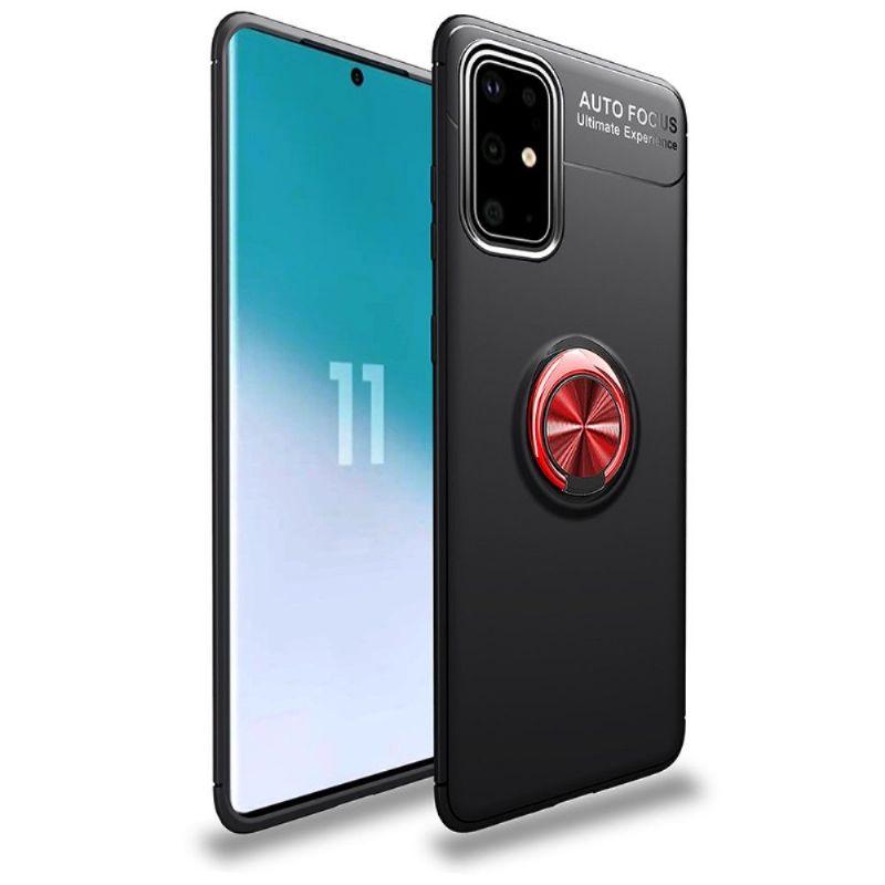 Coque Samsung Galaxy A41 avec bague métallique rotative