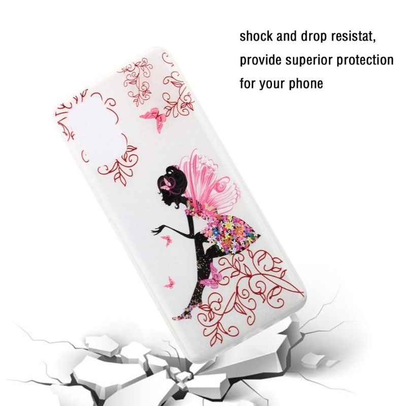 Coque Samsung Galaxy A41 transparente fairy