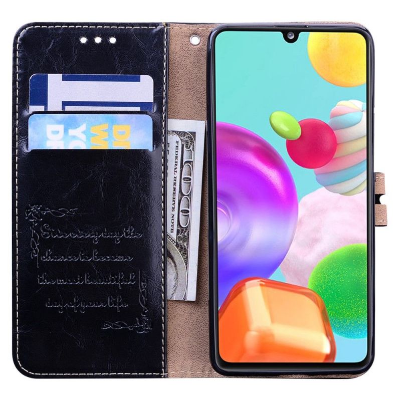 Housse Samsung Galaxy A41 DeLuxe Vintage