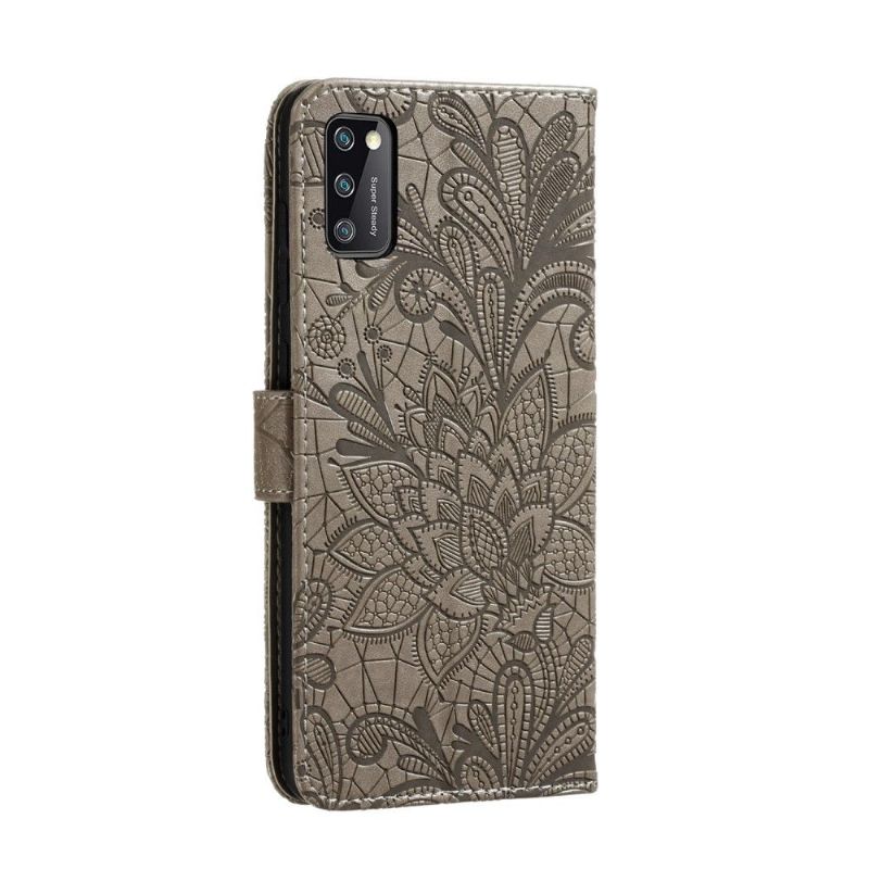 Housse Samsung Galaxy A41 Fleur Dentelle Chic