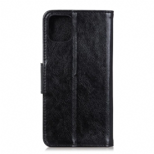 Housse Samsung Galaxy A41 imitation cuir nappa