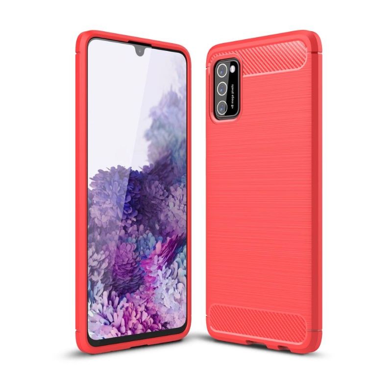 Janice - Coque Samsung Galaxy A41 en Gel Effet Brossé