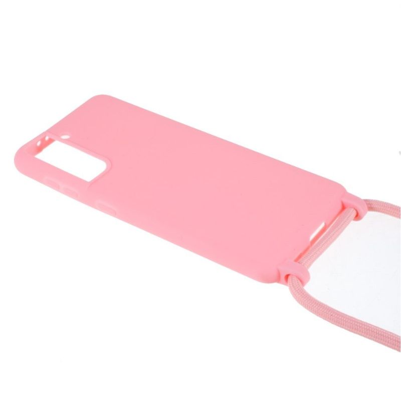 Coque Samsung Galaxy S21 5G avec cordon bandoulière