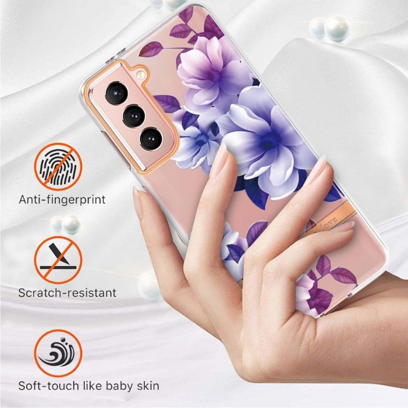 Coque Samsung Galaxy S21 5G Bégonia fleur