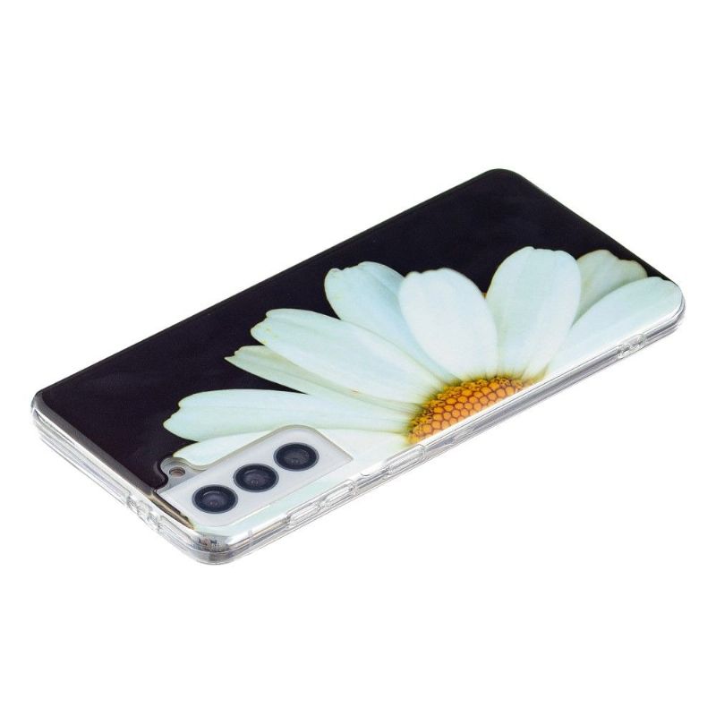 Coque Samsung Galaxy S21 5G Fluorescente Marguerite