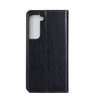 Flip cover Samsung Galaxy S21 PURE simili cuir