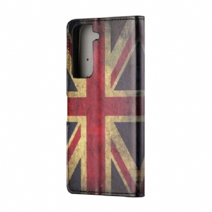 Housse Samsung Galaxy S21 5G Drapeau Anglais Vintage