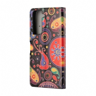 Housse Samsung Galaxy S21 5G Paisley fleur