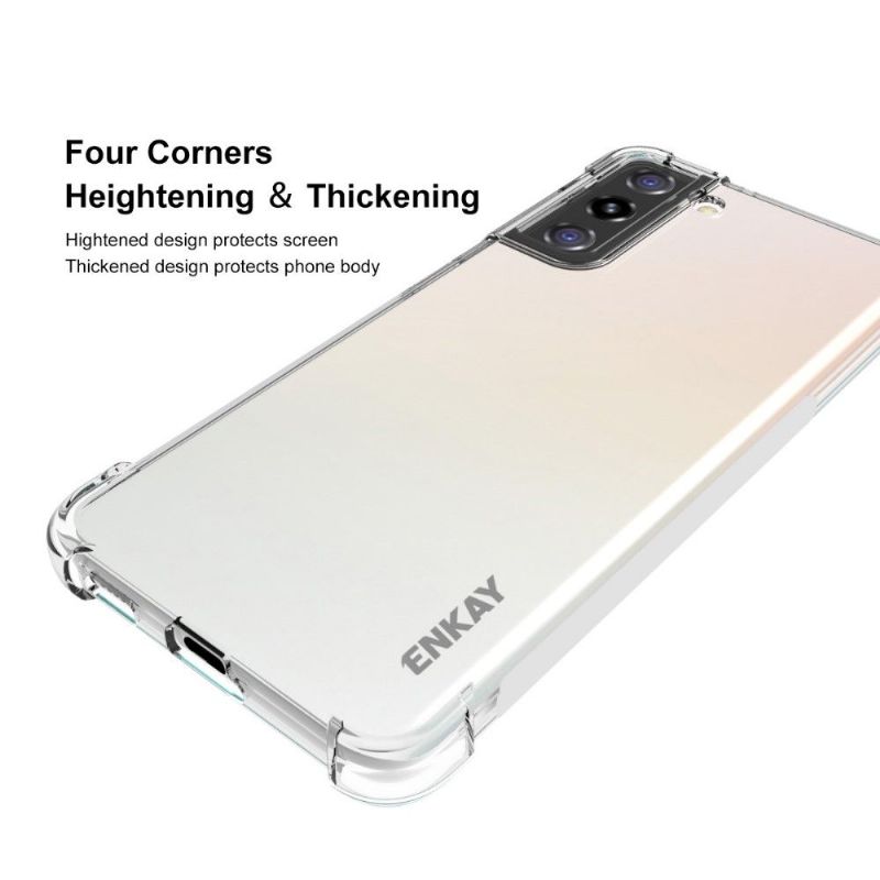 Protection Coque Samsung Galaxy S21 ENKAY Transparent