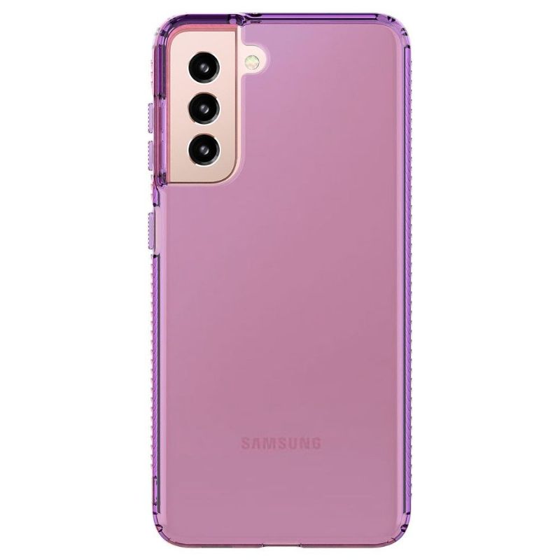 Samsung Galaxy S21 5G - Coque semi transparent souple