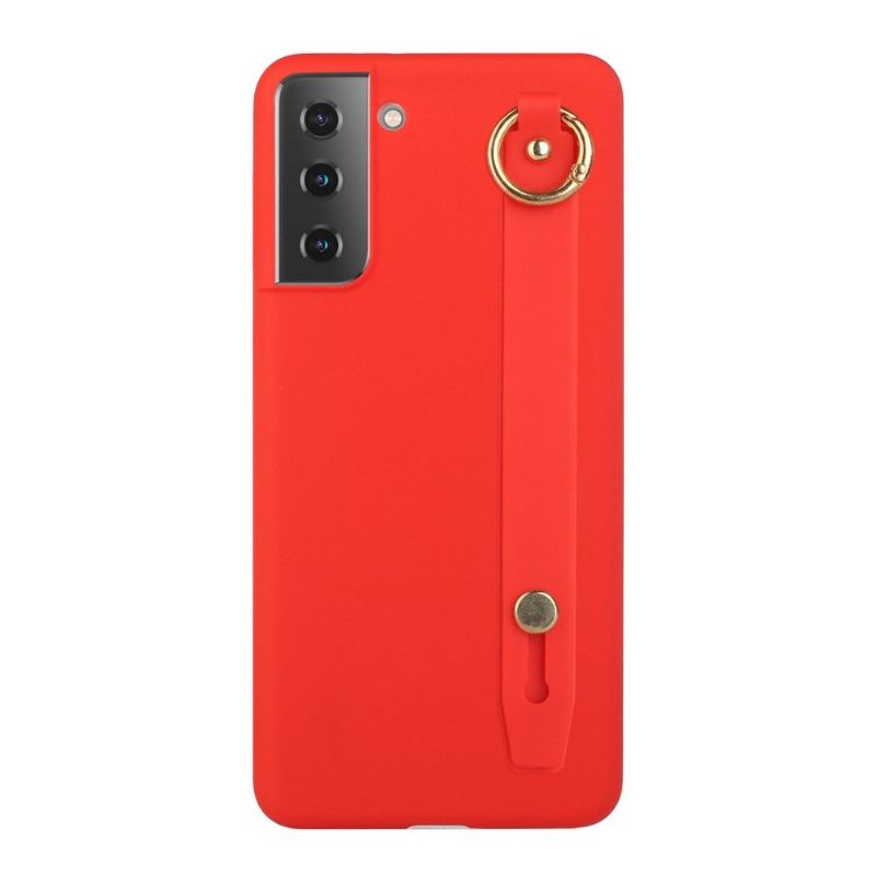 Samsung Galaxy S21 5G - Coque Strap en silicone