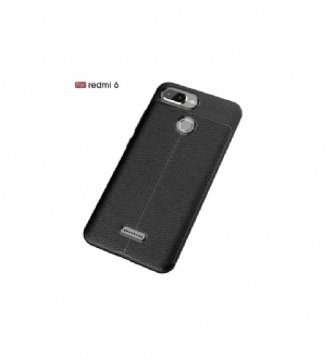 Coque Xiaomi Redmi 6 texturée style cuir