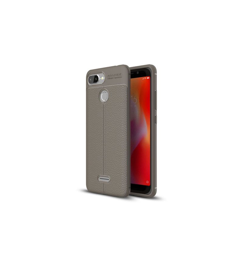 Coque Xiaomi Redmi 6 texturée style cuir