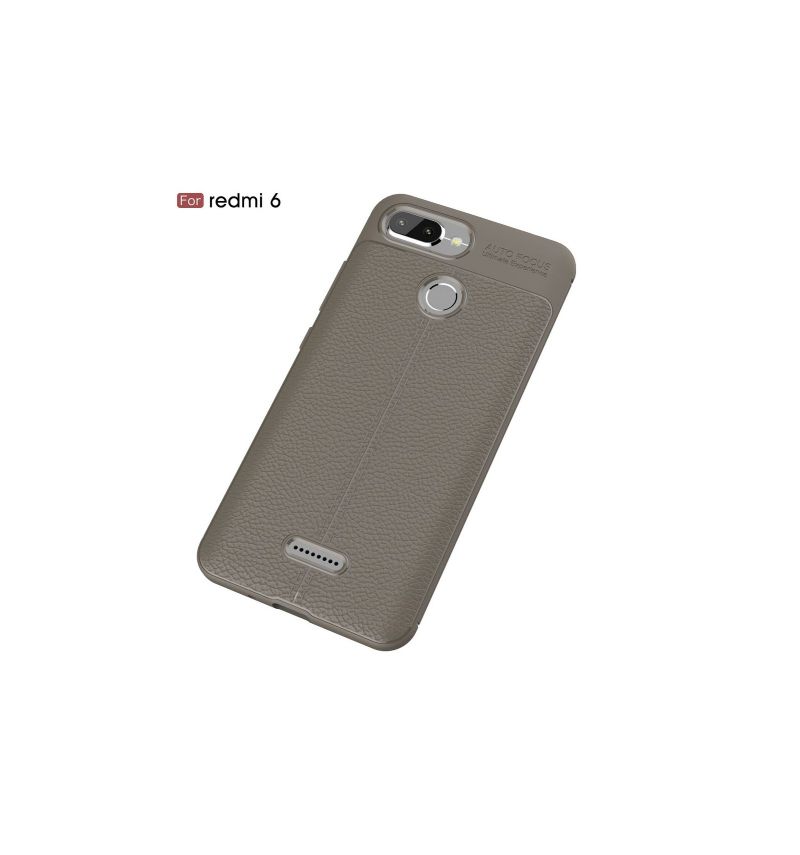 Coque Xiaomi Redmi 6 texturée style cuir