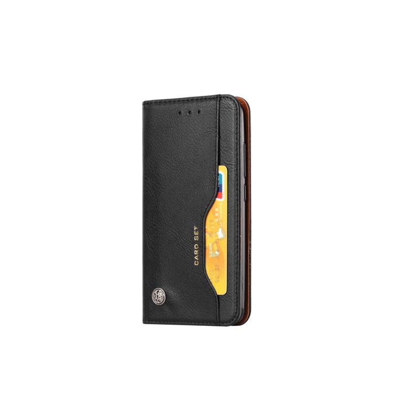 Xiaomi Redmi 6 - Étui porte cartes cuir stand case