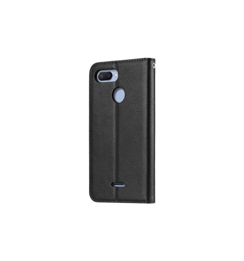 Xiaomi Redmi 6 - Étui porte cartes cuir stand case