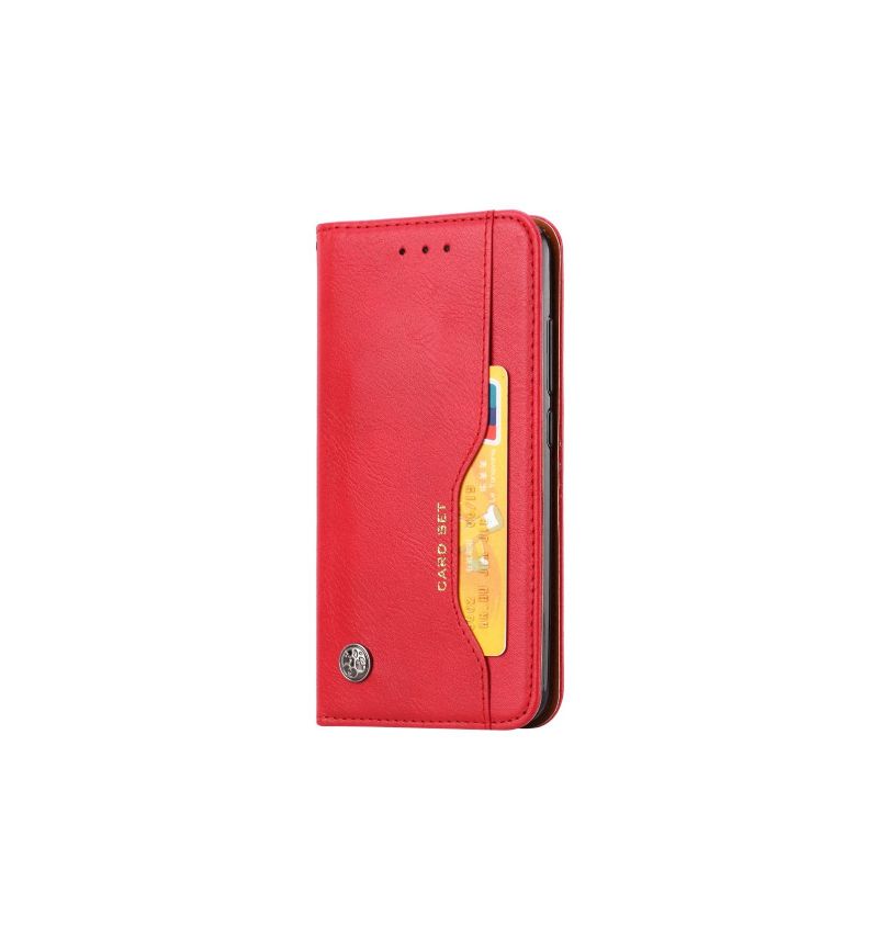 Xiaomi Redmi 6 - Étui porte cartes cuir stand case