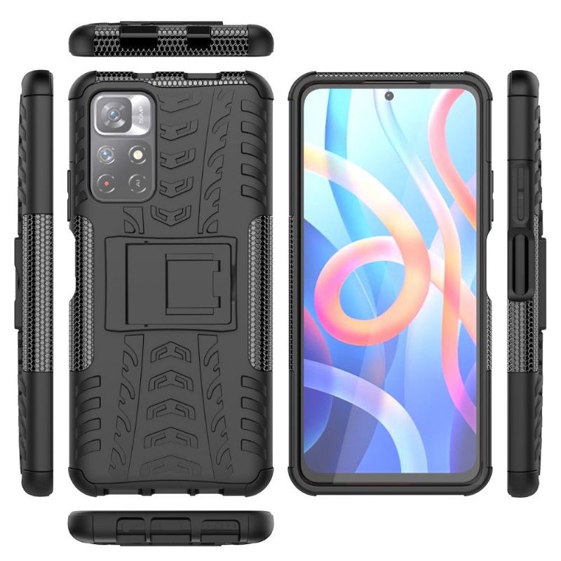 Coque Poco M4 Pro 5G antidérapante avec support