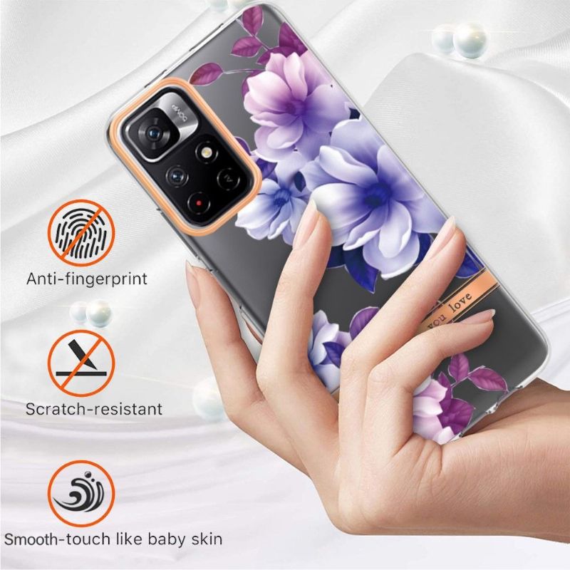 Coque Poco M4 Pro 5G Bégonia fleur