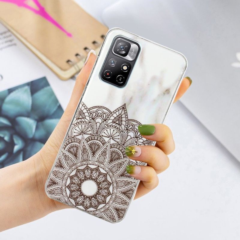 Coque Poco M4 Pro 5G Marbre Mandala