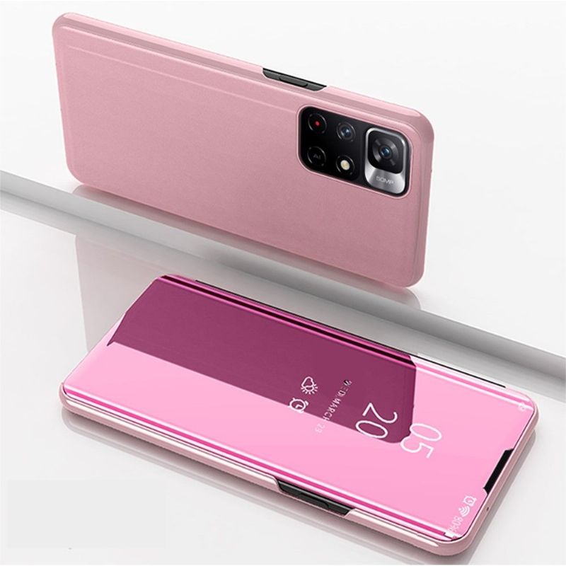 Coque Xiaomi Poco M4 Pro 5G avec rabat effet miroir