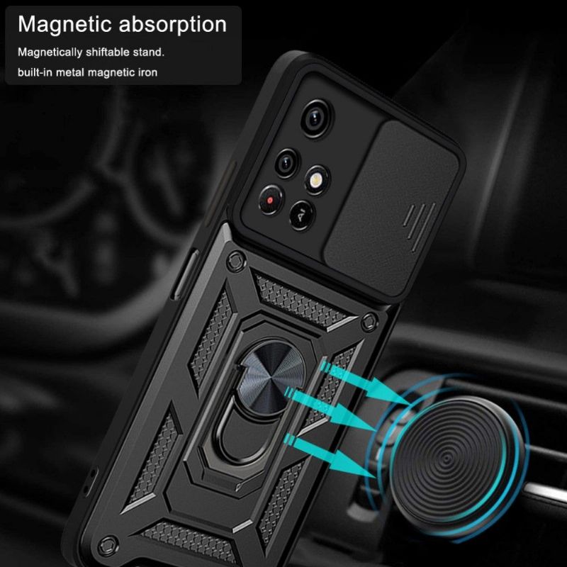 Coque Xiaomi Poco M4 Pro 5G Camera Slide Fonction Support