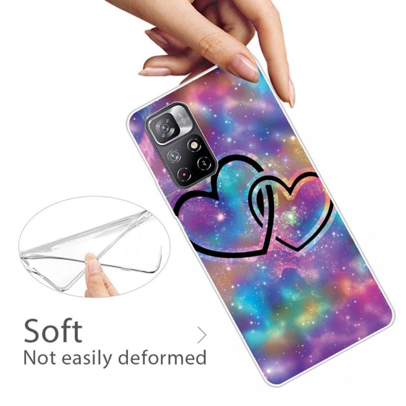 Coque Xiaomi Poco M4 Pro 5G Coeurs