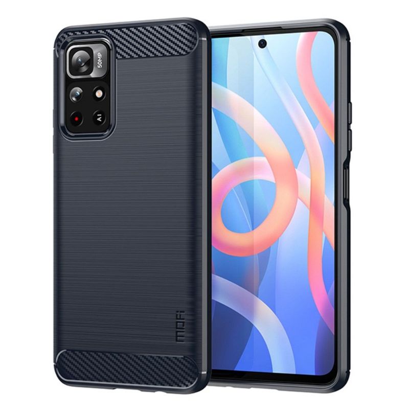 Coque Xiaomi Poco M4 Pro 5G MOFI Effet Brossé