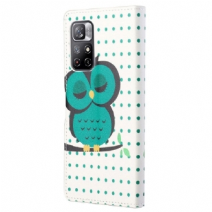 Housse Xiaomi Poco M4 Pro 5G Hibou Endormi