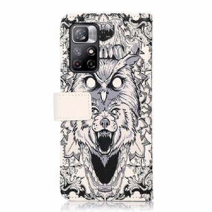 Housse Xiaomi Poco M4 Pro 5G Hibou et Loup