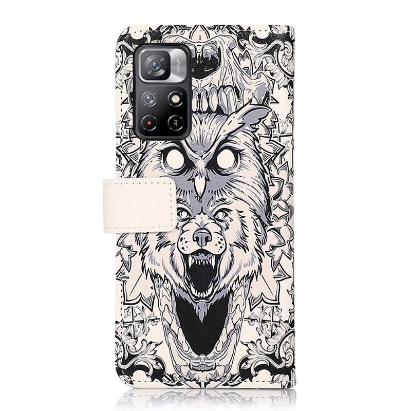 Housse Xiaomi Poco M4 Pro 5G Hibou et Loup