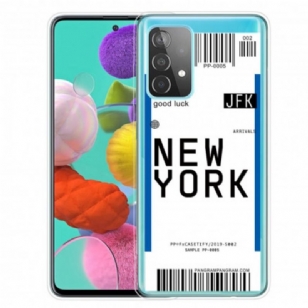 Coque Samsung Galaxy A52 4G / A52 5G / A52s 5G Boarding Pass to New York