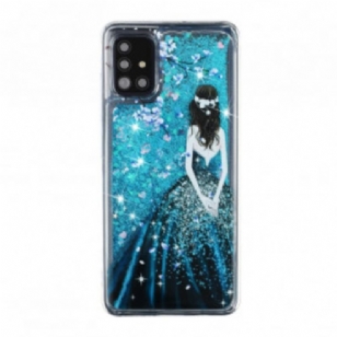 Coque Samsung Galaxy A52 4G / A52 5G / A52s 5G Femme Paillettes