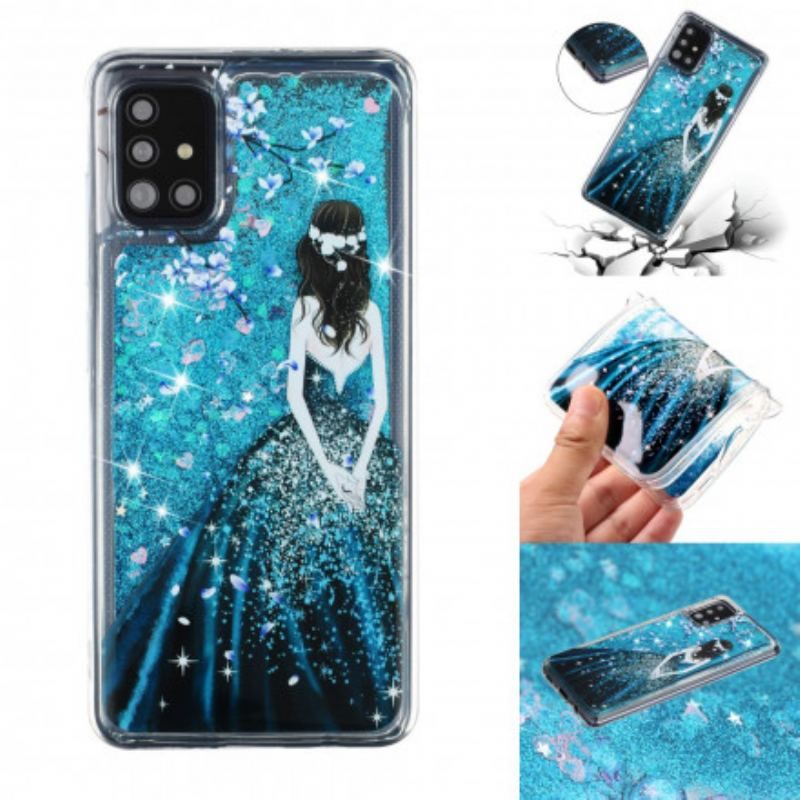 Coque Samsung Galaxy A52 4G / A52 5G / A52s 5G Femme Paillettes