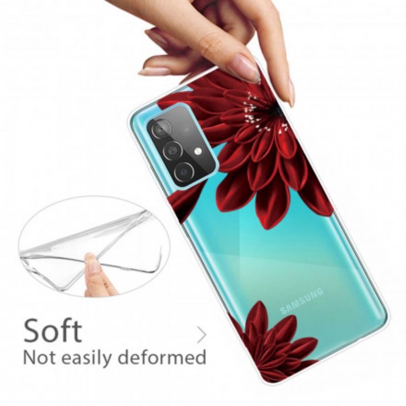 Coque Samsung Galaxy A52 4G / A52 5G / A52s 5G Fleurs Sauvages