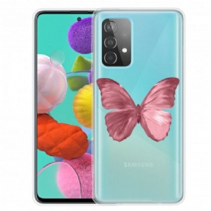 Coque Samsung Galaxy A52 4G / A52 5G / A52s 5G Papillons Sauvages