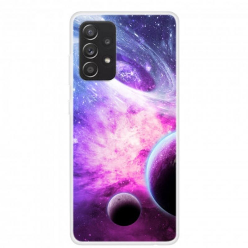 Coque Samsung Galaxy A52 4G / A52 5G / A52s 5G Silicone Planètes