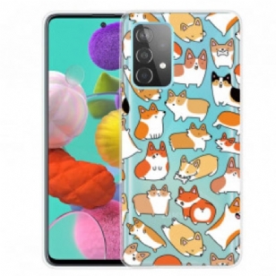 Coque Samsung Galaxy A52 4G / A52 5G / A52s 5G Transparente Multiples Chiens