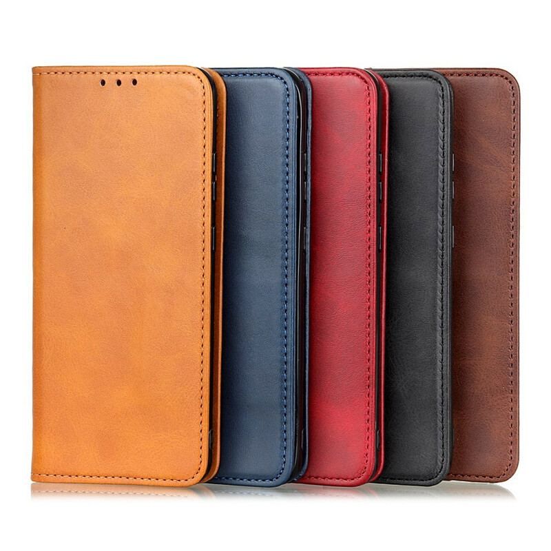 Flip Cover Samsung Galaxy A52 4G / A52 5G / A52s 5G Cuir Fendu Vintage