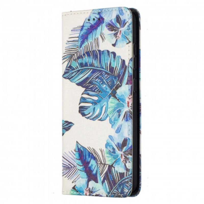 Flip Cover Samsung Galaxy A52 4G / A52 5G / A52s 5G Feuilles