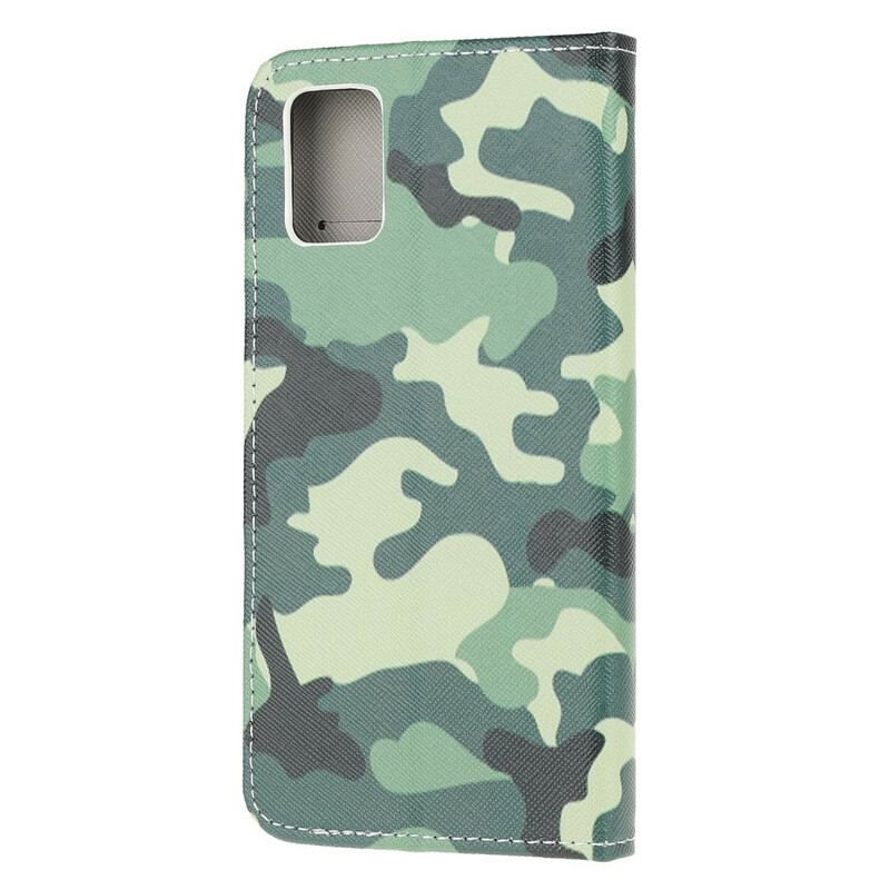 Housse Samsung Galaxy A52 4G / A52 5G / A52s 5G Camouflage Militaire