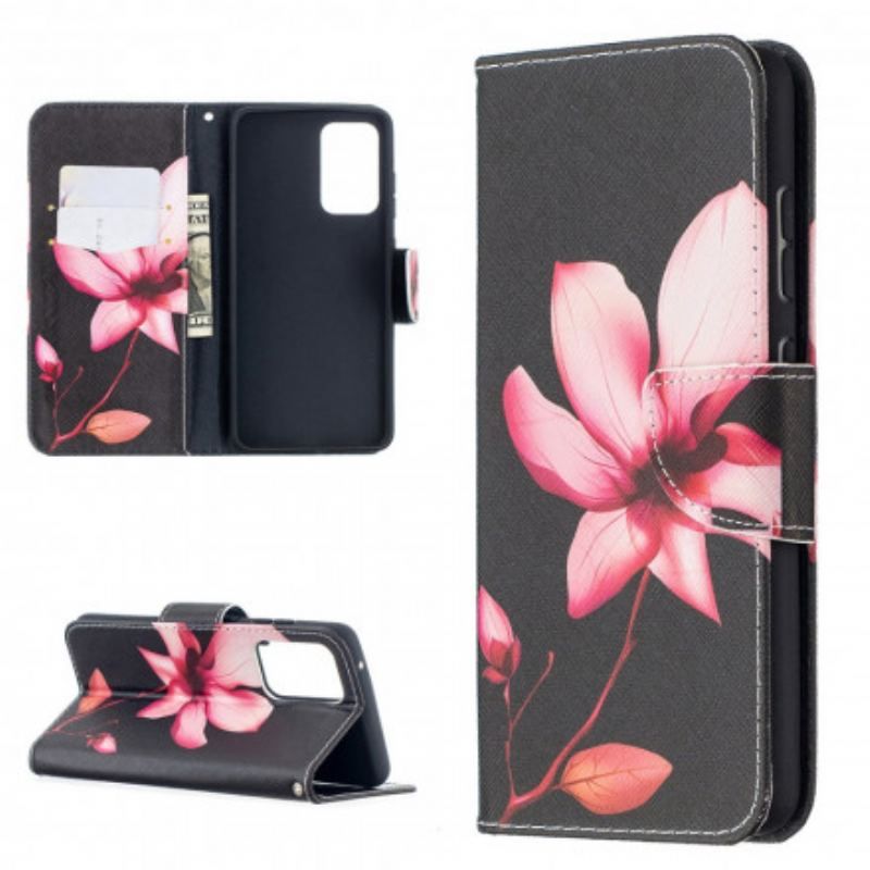 Housse Samsung Galaxy A52 4G / A52 5G / A52s 5G Fleur Rose