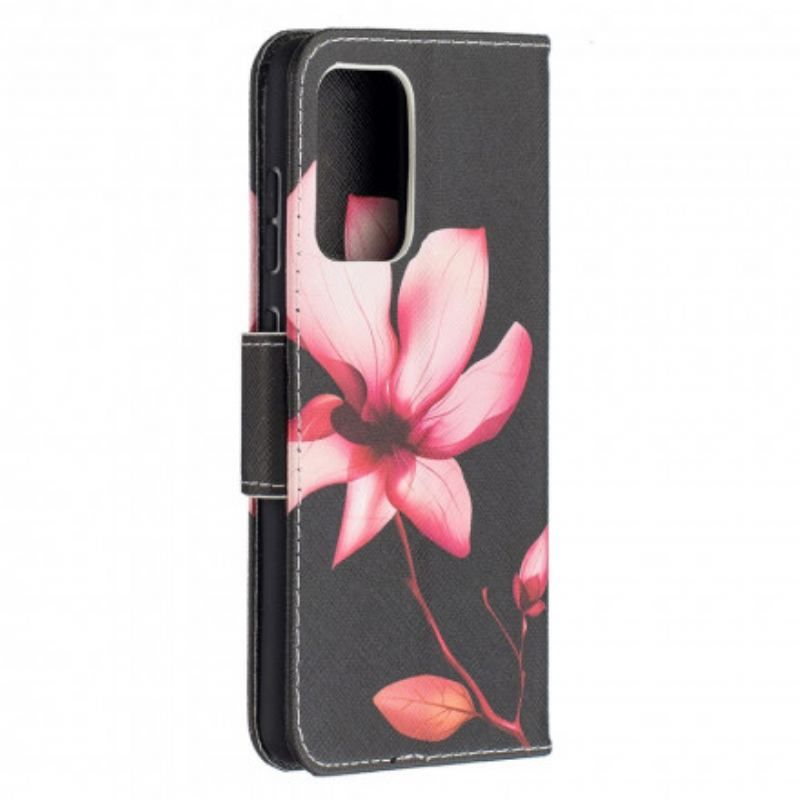 Housse Samsung Galaxy A52 4G / A52 5G / A52s 5G Fleur Rose