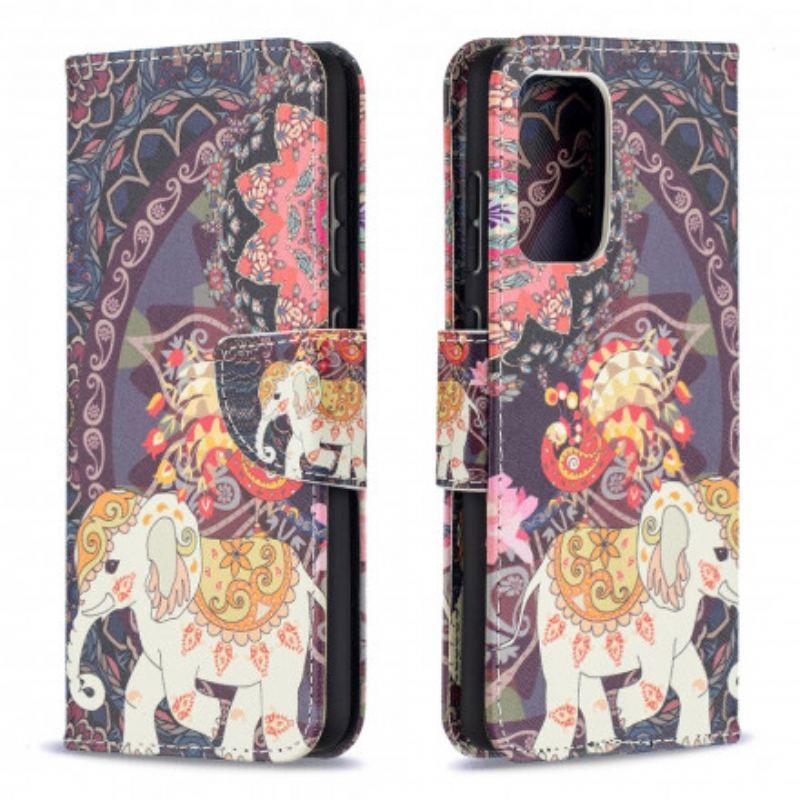 Housse Samsung Galaxy A52 4G / A52 5G / A52s 5G Mandala Éléphants Ethniques