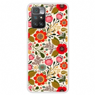 Coque Xiaomi Redmi 10 Fleurs Colorées